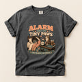 Alarm Set By Tiny Paws – Pepper Comfort Colors tee