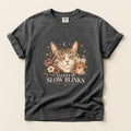 Fluent In Slow Blinks – Pepper Comfort Colors tee