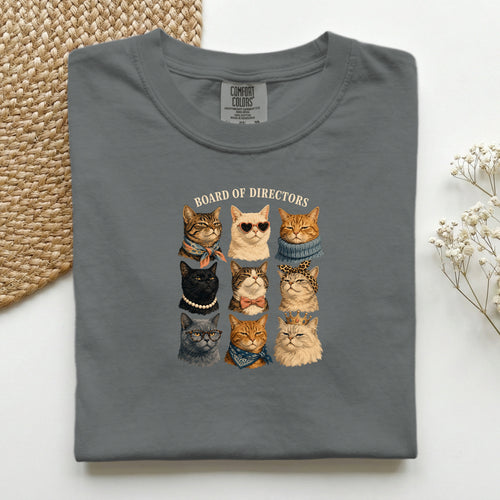 Board Of Directors graphic tee in Pepper, folded flat lay