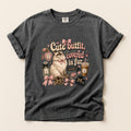 Cute Outfit Covered In Fur graphic tee in Pepper, folded flat lay