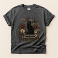 Gentle Heart, Sharp Claws graphic tee in Pepper, flat lay