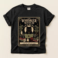 The Whisker Witch graphic tee in Black, flat lay